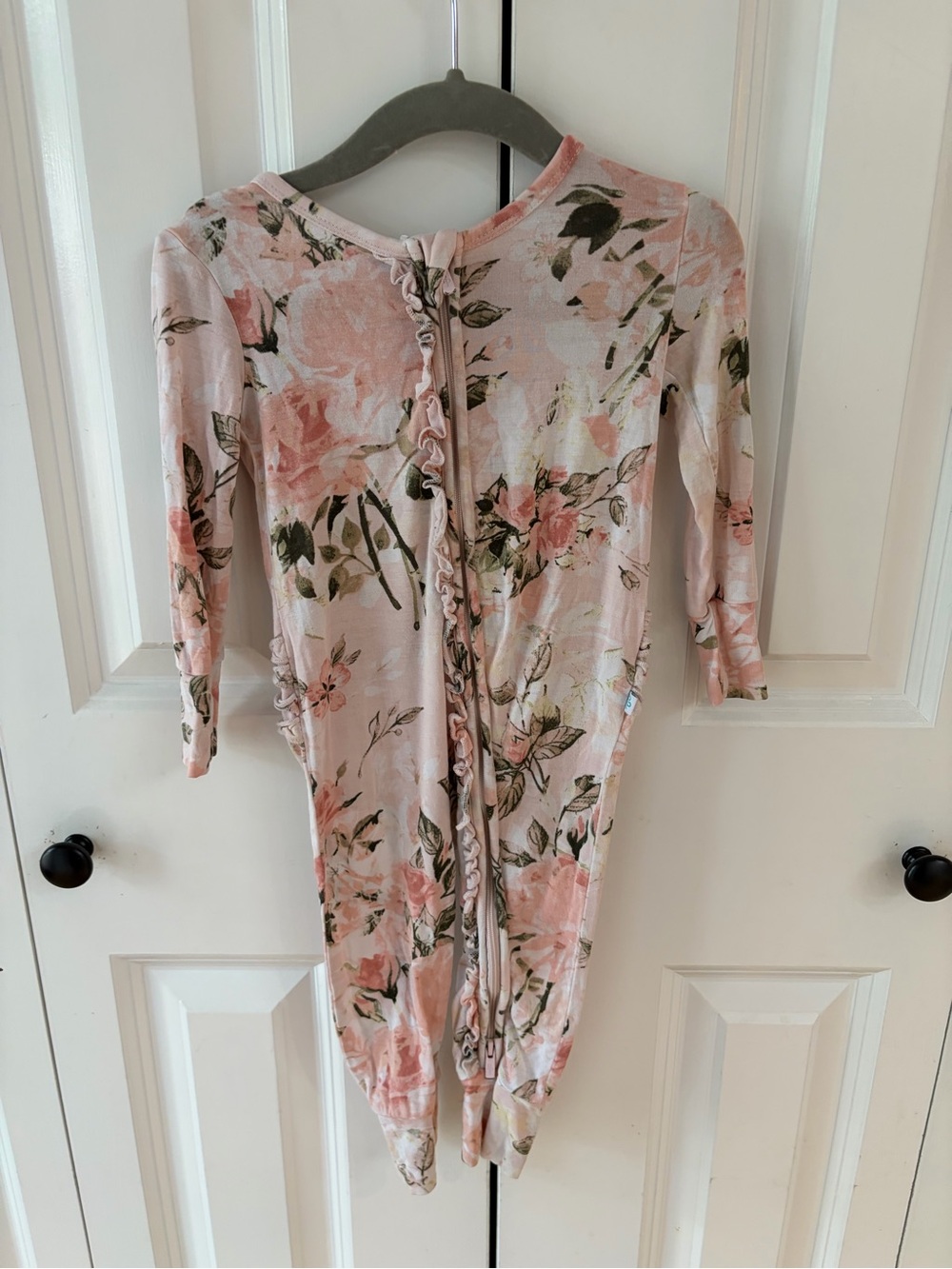 Posh Peanut Pink Floral Zip Romper 18-24m